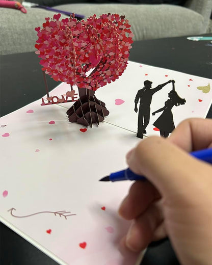 Valentines Day Card Pop Up,3D Greeting Card