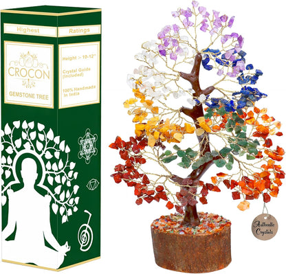 Seven Chakra Crystal Tree - Thoughtful Birthday Gifts for Women