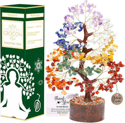 Seven Chakra Crystal Tree - Thoughtful Birthday Gifts for Women